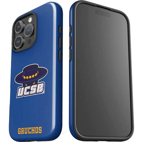 University of California-Santa Barbara UCSB Gauchos Blue iPhone 16 Pro Impact Case